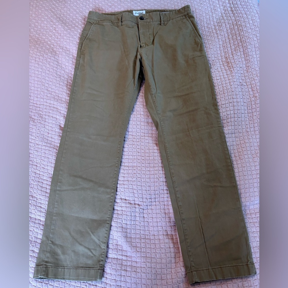 Goodfellow HENNEPIN CHINO Slim Fit Men’s size 33x30 in Dapper Brown